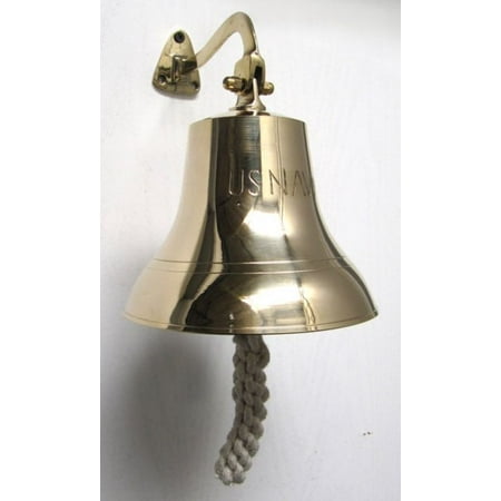 India Overseas Trading BR18441 - Ship Bell, Medium, US (Best Gifts From Us To India)