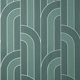 thumbnail image 1 of Fine Decor - Papel Tapiz Texturizado Cascade Diseño Arco (Verde Esmeralda, Plateado), 1 of 2