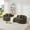 Dark Brown, variant on Modern Cloud 4-Seater Sectional Curved Sofa, Minimalist Compression Living Room Couch, No Assembly Needed, Chenille, Dark Grey