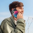 thumbnail image 7 of Compatible with iPhone 11 12 13 mini 14 15 16 Pro Max Plus Wallet Case with Card Holder, PU Leather Kickstand Card Slots Case ( Polka Gradient, iPhone 14), 7 of 7