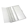 thumbnail image 1 of MIANGASTORE Empty Watercolor Pigment Box Clamshell Color Fixing Plate Paint Box with Lid, 1 of 8