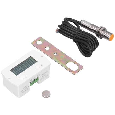 Rupoun 6 Digit Electronic Counter Mini Digital Magnetic Induction Counting Switch 0-99999 LCD Display