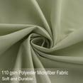 thumbnail image 2 of PiccoCasa 4 Pieces Bed Sheets Set with Flat Sheet, Fitted Sheet and 2 Pillowcases Olive Green Full, 2 of 6