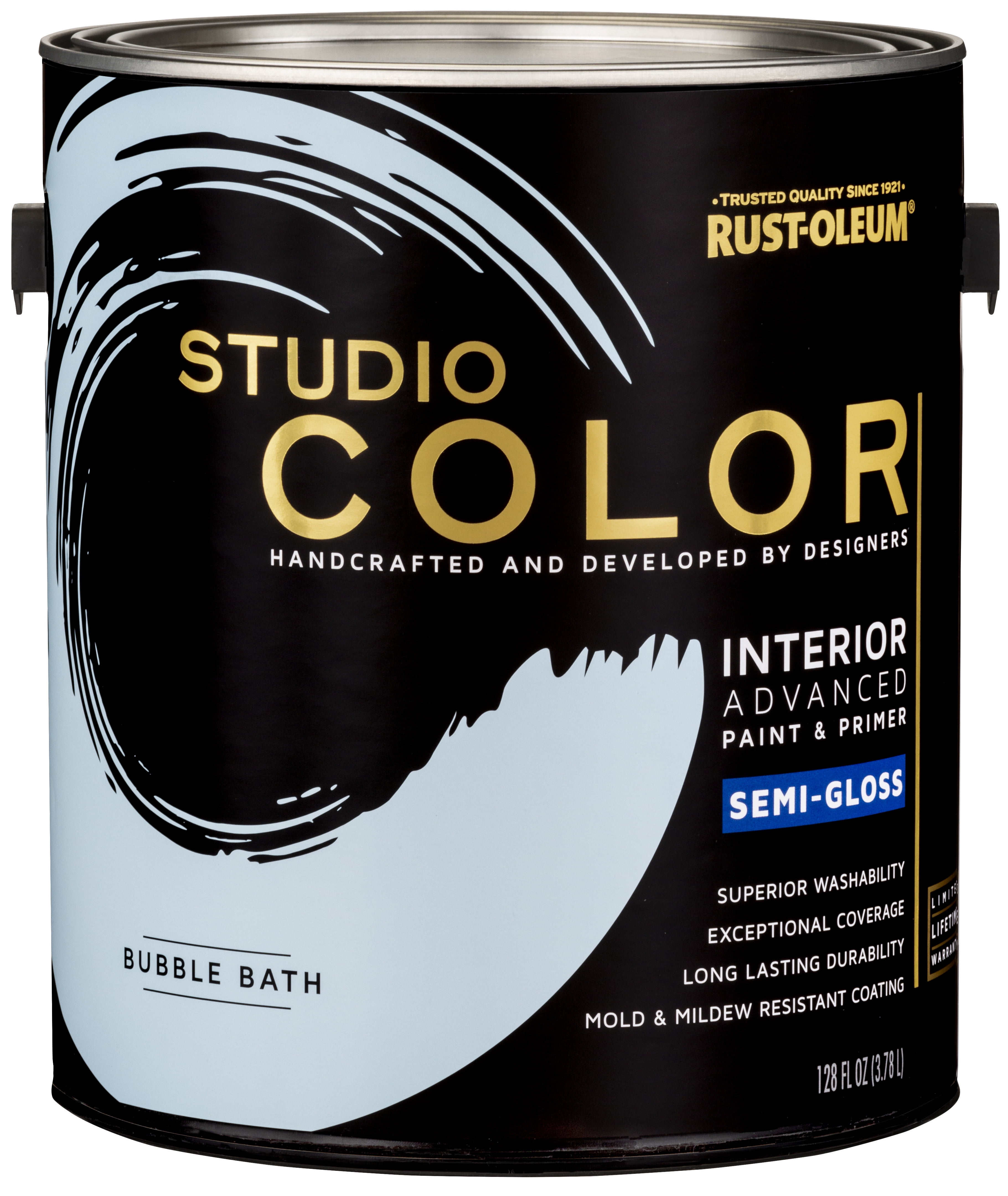 RustOleum Studio Color Bubble Bath, Interior Paint + Primer, Semi
