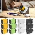 thumbnail image 4 of GaN Max 80W avec Câble Rétractable, 3 en 1 Port Double CA Charge 3 Appareils, Prend en Charge USB PD QC SCP AFC, Conception Pliable, Convient aux Téléphones, Téléphones Intelligents et Ordinateurs Portables, 4 of 9