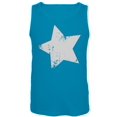 thumbnail image 1 of Distressed Star Blue Tank Top - Large, 1 of 1