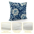 thumbnail image 4 of Nawypu  Blue and White Porcelain Throw Pillow Covers Square Pillowcases Home Decorative Pillows for Couch Sofa Bed Breathable with Hidden Zipper, 4 of 5