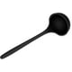 thumbnail image 1 of Cuchara de silicona - Cuchara de sopa grande - Cuchara de cocina resistente al calor para cocinar y servir, reutilizable, negra, 1 of 5