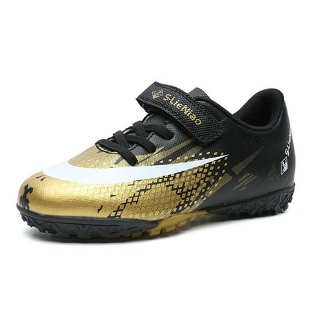 

Kids Soccer Shoes Boy and Girl Turf Training Football Boots