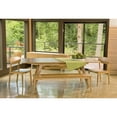 thumbnail image 6 of Modern Caramelized Bamboo Dining Bench - G0033CA Currant by Greenington, 6 of 12