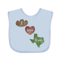 Inktastic I Love Texas Boys or Girls Baby Bib