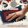 thumbnail image 6 of ODIKA 6'x9' Southwestern Red Washable Area Rug Easy Care, Non-Shedding, for Queen Size Bedroom Under Bed Master Suite, 6 of 7