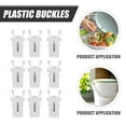 thumbnail image 3 of SHISUYAN 50pcs Trash Can Lid Plastic Lock Self-Locking Switch Replacement Catch Latch, 3 of 8