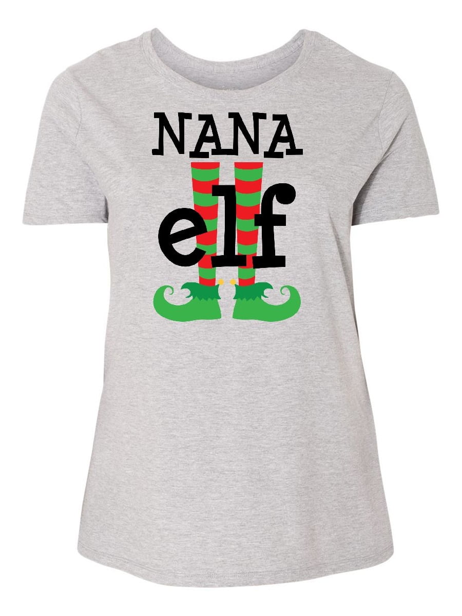 Inktastic Nana Elf Christmas Adult 