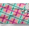 thumbnail image 2 of Soimoi Cotton Cambric Fabric Check Check Printed Fabric 1 Yard 42 Inch Wide, 2 of 3