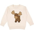 thumbnail image 2 of Inktastic Cute Moose Toddler Sweatshirt, 2 of 4