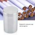 thumbnail image 2 of Caja de cigarrillos de acero inoxidable para hombre, recipiente para almacenamiento de hisopos de algodón y té, 2 of 11