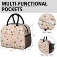 thumbnail image 6 of Lunch Bag Lunch Box for Women Reusable Insulated Lunch Bags,Water-Resistant Sushi Print Cooler Lunch Tote Bag, Large Capacity for Work Travel Picnic, 6 of 6