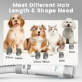 thumbnail image 6 of Oneisall LM3 Dog Grooming Vacuum, 8-in-1 Dog Grooming Kit, 11000Pa Super Suction Dog Hair Vacuum for Shedding Dogs Cats Hair, Gray, 6 of 7