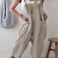 thumbnail image 3 of Generic Combinaison Décontractée pour Femmes, Coton et Lin, S/M/L/TG, 3 of 3