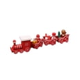 thumbnail image 1 of Naiovety Decoración de árbol de Navidad de tren pequeño de cuatro secciones de de Navidad El regalo de juguete temático de Navidad perfecto Kits de decoración para fiestas Rojo Naiovety HA042992-01, 1 of 6