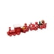 thumbnail image 1 of Matsuzay Decoración de árbol de Navidad de tren pequeño de cuatro secciones de de Navidad El regalo de juguete temático de Navidad perfecto Kits de decoración para fiestas Rojo Matsuzay HA042992-01, 1 of 6