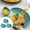 Light Blue Lb, variant on PPgejGEK 3PCS Dinner Plates - W 8.66Inch X L 6.88Inch Impregnable Dinner Plates Set Of 3 - Dishwasher & Microwave Safe Plastic Plates Reusable up to 45% off