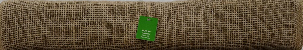 Mainstays 18'X15' Natural Unwired Loose Weave Burlap Table Runner, 1 Each