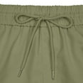 thumbnail image 4 of WILLBEST Pantalones Cortos para Hombre, de Verano, Holgados, con Cremallera Lateral para Playa, Informales, Lisos, de Cinco Puntos, 4 of 8