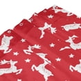 thumbnail image 4 of Shower Curtain, Minimalist Cute Deer Red White Waterproof Fabric Plastic Shower Curtain, Drying Fast Bathroom Curtain with 9 Buttonholes, Ruffle Shower Curtain 60x72in, 4 of 8
