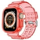 thumbnail image 1 of Correa de Silicona Transparente con Case para Apple Watch, Compatible con Todas las Series, 1 of 5