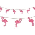 thumbnail image 2 of Club Pack of 12 Battery Operated Pink Flamingo String Lights - 6 ft  White Wire, 2 of 2