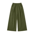 thumbnail image 3 of LIBRCLO Wide Leg Sweatpants for Women, Baggy Casual Lounge Fleece Sweatpants with Pockets Drawstring Elastic Waist Active Pants, 3 of 7