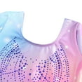 thumbnail image 5 of Gymnastics Leotards for Girls with Shorts Hairband Long Sleeve Dance Leotards One-Piece Outfit for Kid Teens 5-14 Years, 5 of 10