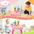 thumbnail image 4 of JieC Sand Water Table for Kids, Kitchen Sink Toy for Kids, Mini Water Table with Detachable Legs, Water Park, Kids Role Play Toys for Toddlers, Boys, Girls 3-6 Years Old, 4 of 10