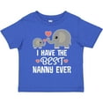 thumbnail image 3 of Inktastic Best Nanny Ever Grandchild Boys or Girls Toddler T-Shirt, 3 of 5