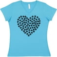 thumbnail image 3 of Inktastic Dog Paws, Puppy Paws, Animal Paws, Heart, Pet Women's V-Neck T-Shirt, 3 of 5