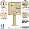 thumbnail image 2 of Cluster Box Unit with 12 Doors and 1 Parcel Locker in Sandstone with USPS Access Type II, 2 of 3