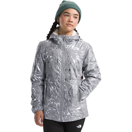 The North Face Girls' Reversible Mossbud Swirl Parka, Size Large 12