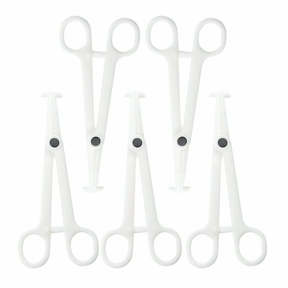 XIRQI Plastic Piercing Clamps Kit for Body Piercing (5pcs)