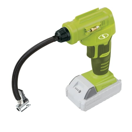 - Sun Joe AIRJ24C Cordless Air Compressor with Nozzle Adapters | 24-Volt