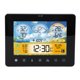 thumbnail image 1 of Estación De Pronóstico Del Tiempo, Higrógrafo Con Detección De RF 3 Niveles Brillo Ajustable Pantalla Táctil Estación De Pronóstico Del Tiempo Versátil Con Reloj, 1 of 7