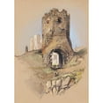 thumbnail image 3 of Clarkson Stanfield 14x18 Black Modern Framed Museum Art Print Titled - Ruined Gateway, Dover Castle (1793-1867), 3 of 5