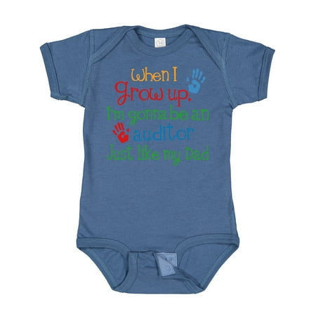 

Inktastic Future Auditor Like My Dad Gift Baby Boy or Baby Girl Bodysuit