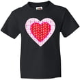 thumbnail image 3 of Inktastic Valentine Red Heart with Dots Youth T-Shirt, 3 of 5