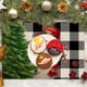 thumbnail image 5 of Decoraciones navideñas, adornos navideños, regalos navideños, manteles individuales navideños, juego de banderines de mesa, serie de lino estampado, decoración para fiestas navideñas, restaurantes, ma, 5 of 6