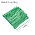 thumbnail image 2 of Uxcell Foil Twist Ties 3.9" Plastic Closure Tie for Bread, Candy Green 500Pcs, 2 of 7
