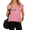 pink, variant on UNISHE Women's Autism Awareness Graphic V-Neck Short Sleeve T-Shirt White Accept Love Understand Top