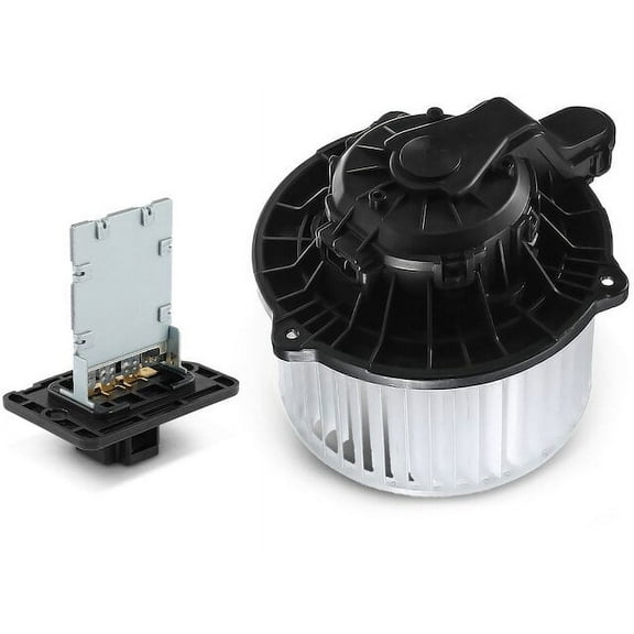 Front HVAC Blower Motor and Resistor Kit 2 - Compatible with 2014 - 2018 Kia Forte 2015 2016 2017