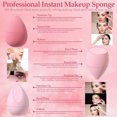 thumbnail image 4 of 14 Pcs Makeup Sponge Set Beauty Sponges Blender with 4 Pcs Powder Puff and 4 Pcs Mini Make up Sponges Valentine‘s Day Gift Mother‘s Day Gift for Women Liquid Foundation Powder Concealer C, 4 of 7